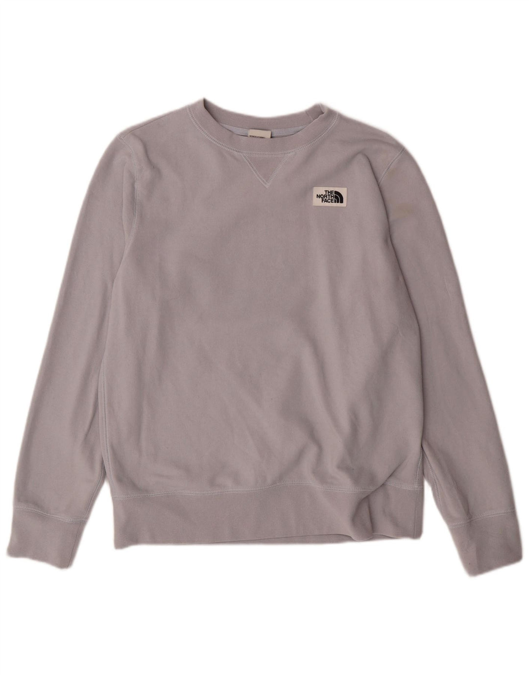 THE NORTH FACE Womens Sweatshirt Jumper UK 14 Medium Grey Cotton