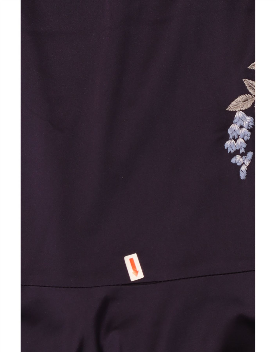 KAREN MILLEN Womens Strapless Dress UK 10 Small  Purple Floral Silk