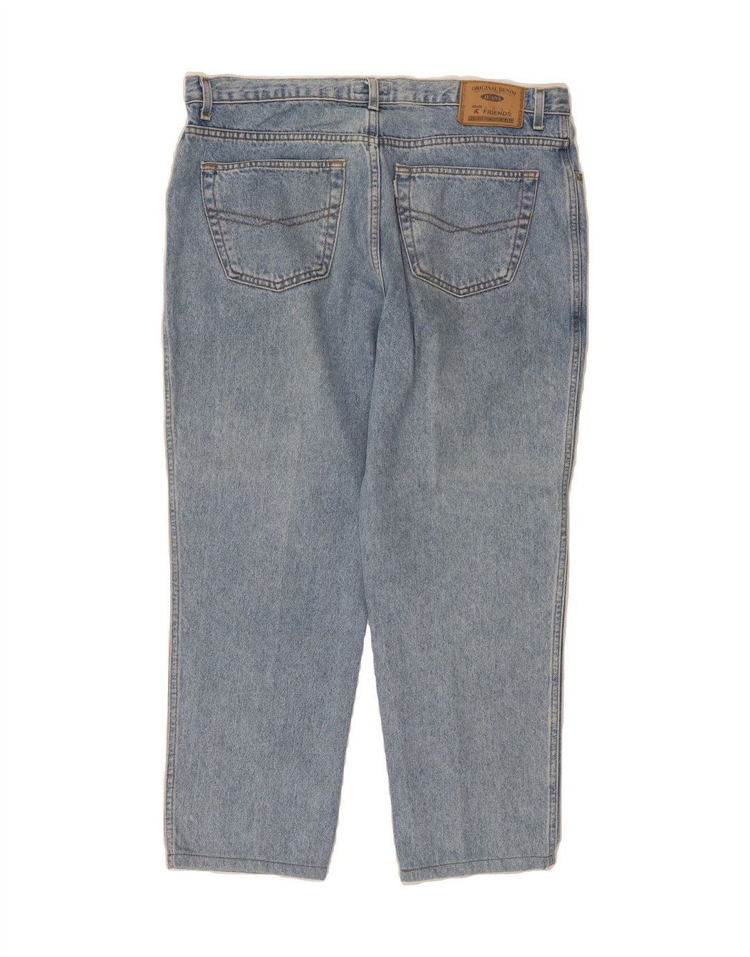 VINTAGE Mens Slim Jeans W38 L27 Blue Cotton Vintage Vintage and Second-Hand Vintage from Messina Hembry 