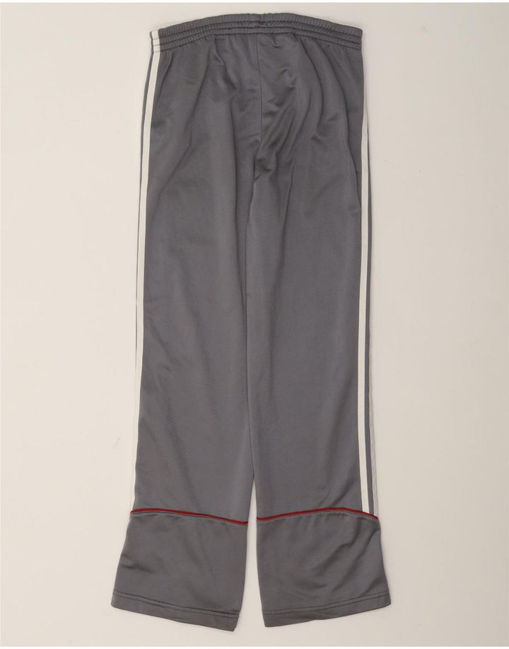 Adidas Boys Tracksuit Trousers 13-14 Years Grey Polyester