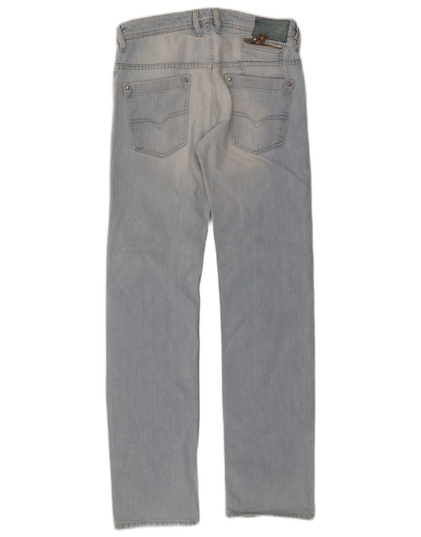 Diesel Mens Onijo Straight Jeans W30 L32 Blue Cotton