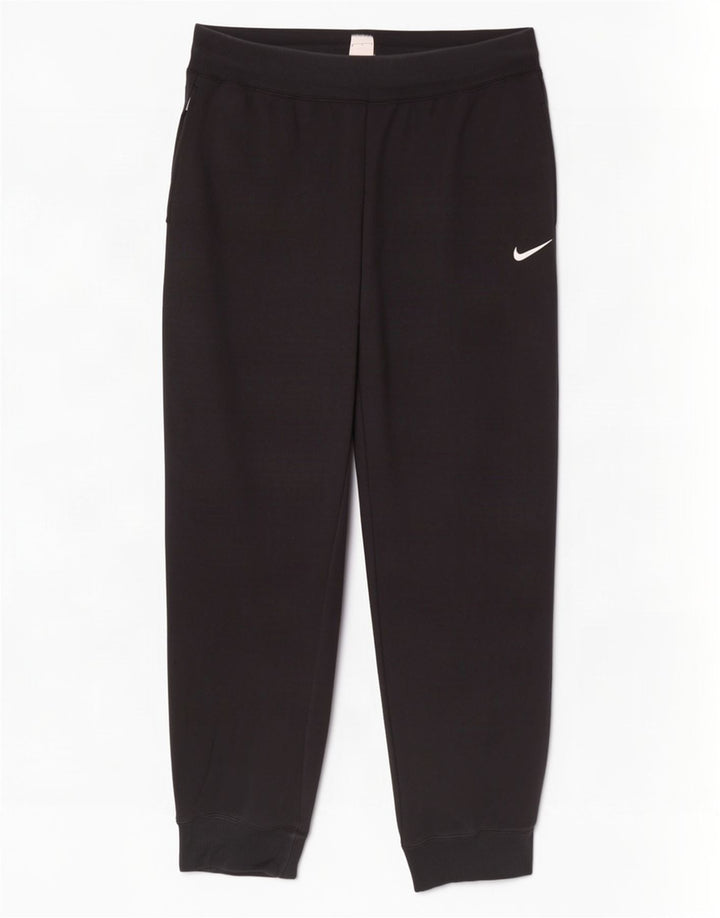 Nike Mens Tracksuit Trousers Joggers Medium Black Cotton