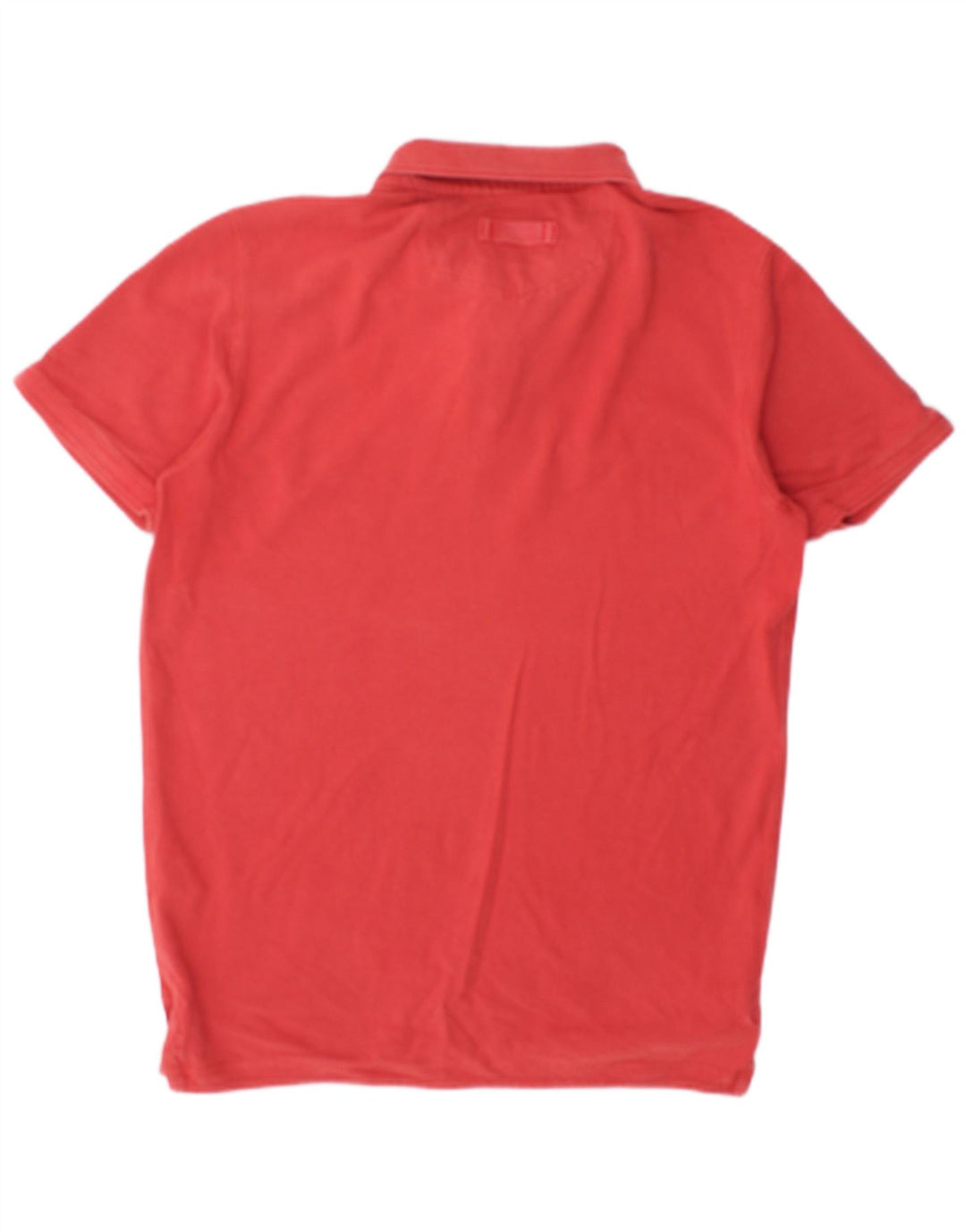 FAT FACE Mens Polo Shirt Medium Red Cotton