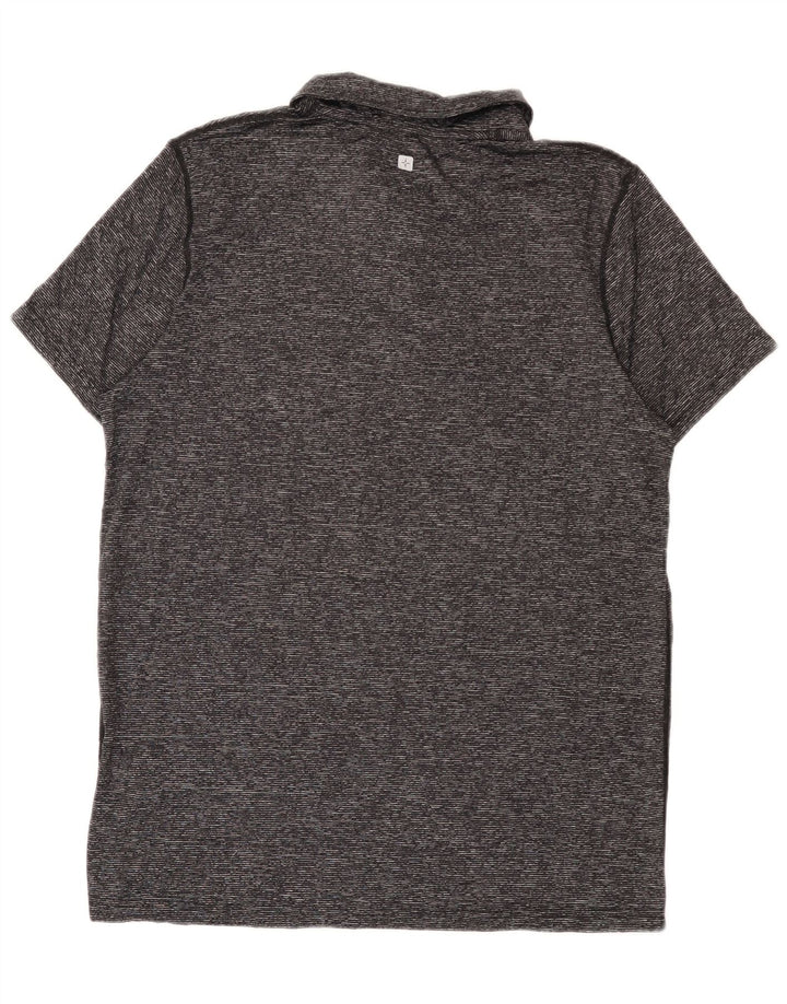 Mountain Warehouse Mens IsoCool Polo Shirt Medium Grey Flecked Polyamide