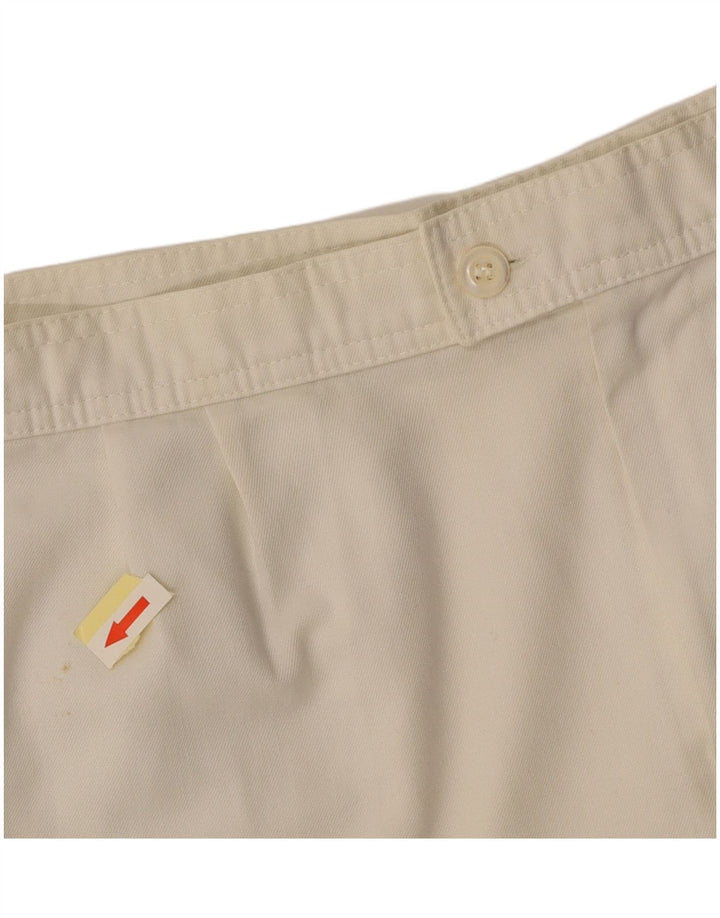 SERGIO TACCHINI Womens Chino Shorts W36 Large  Off White