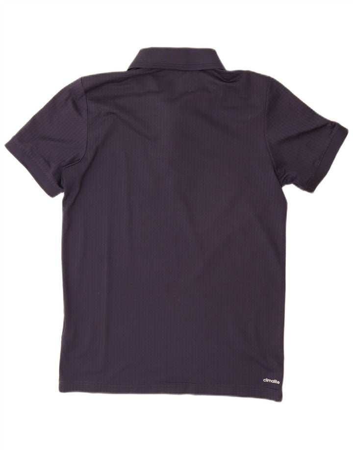 Adidas Mens Climalite Polo Shirt Small Navy Blue Polyester