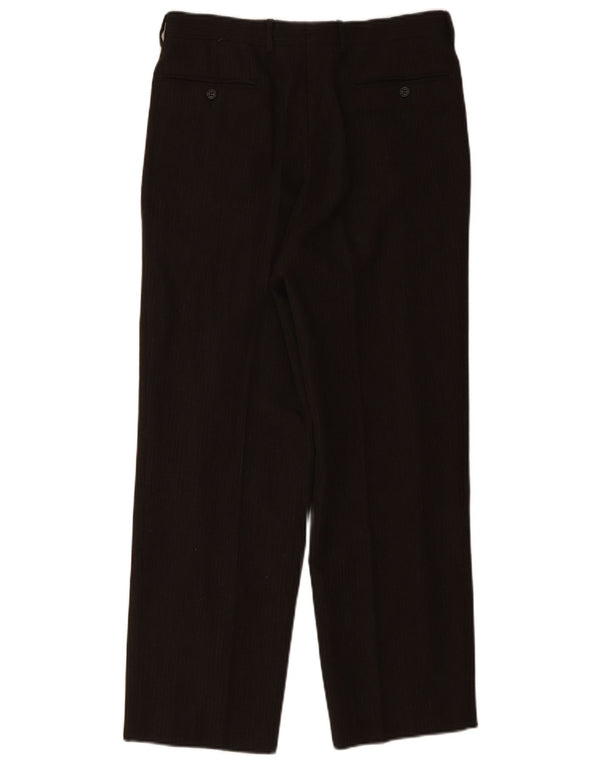 Vintage Mens Pegged Suit Trousers IT 50 Large W32 L28 Brown