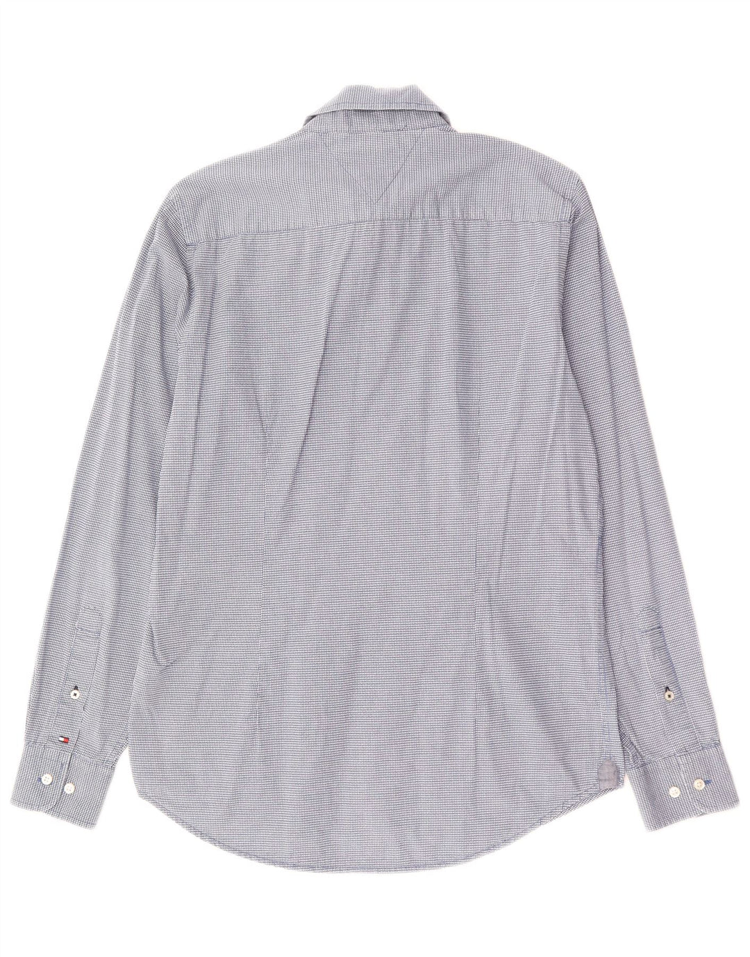 TOMMY BAHAMA Mens Slim Fit Shirt Medium Blue Check Cotton