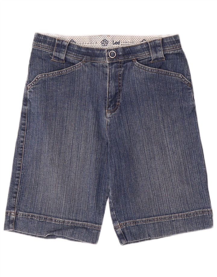 Lee Womens Denim Shorts US 6 Medium W28  Blue Cotton