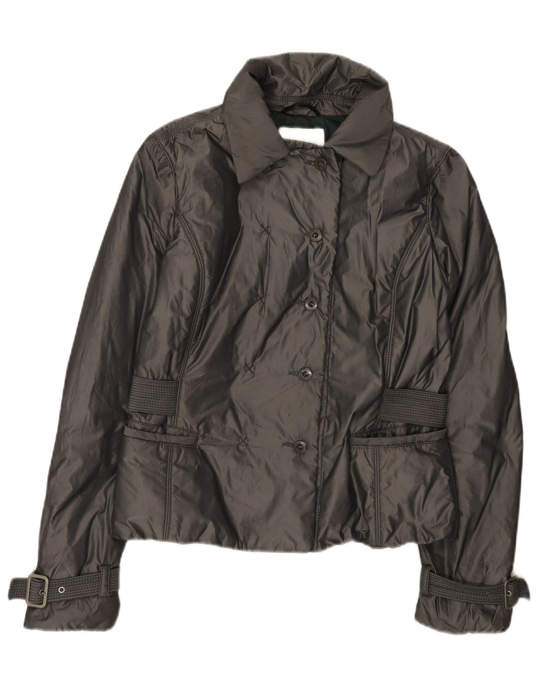 Gas Womens Padded Jacket IT 44 Medium Black Polyester