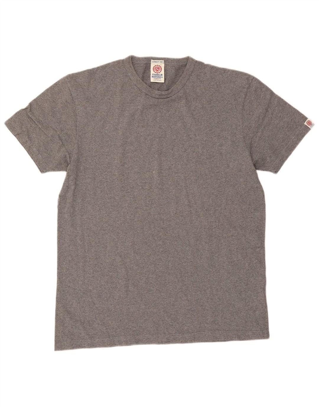 Franklin & Marshall Mens T-Shirt Top Medium Grey Cotton
