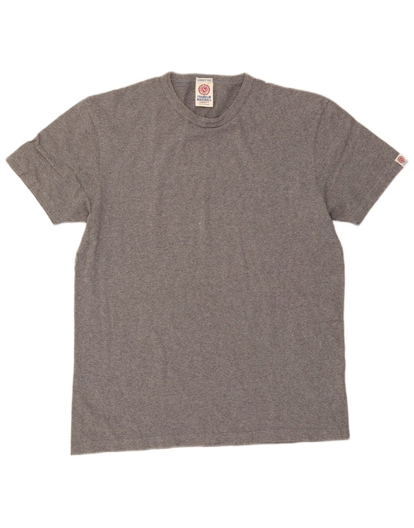 Franklin & Marshall Mens T-Shirt Top Medium Grey Cotton