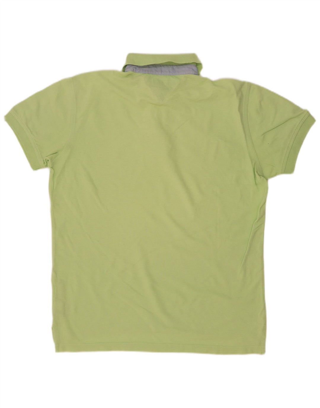 Tommy Hilfiger Mens Polo Shirt Medium Green Cotton