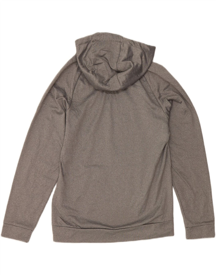 Nike Mens Dri Fit Hoodie Jumper Small Grey Polyester