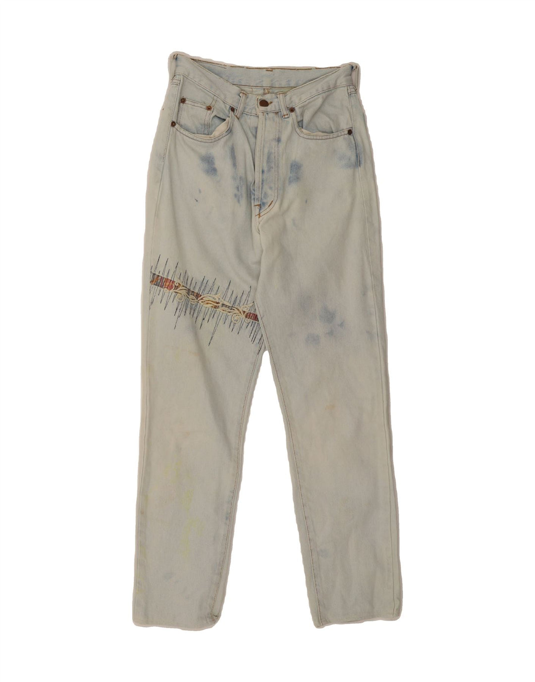 VINTAGE Mens Straight Jeans W27 L28 Blue Vintage Vintage and Second-Hand Vintage from Messina Hembry 