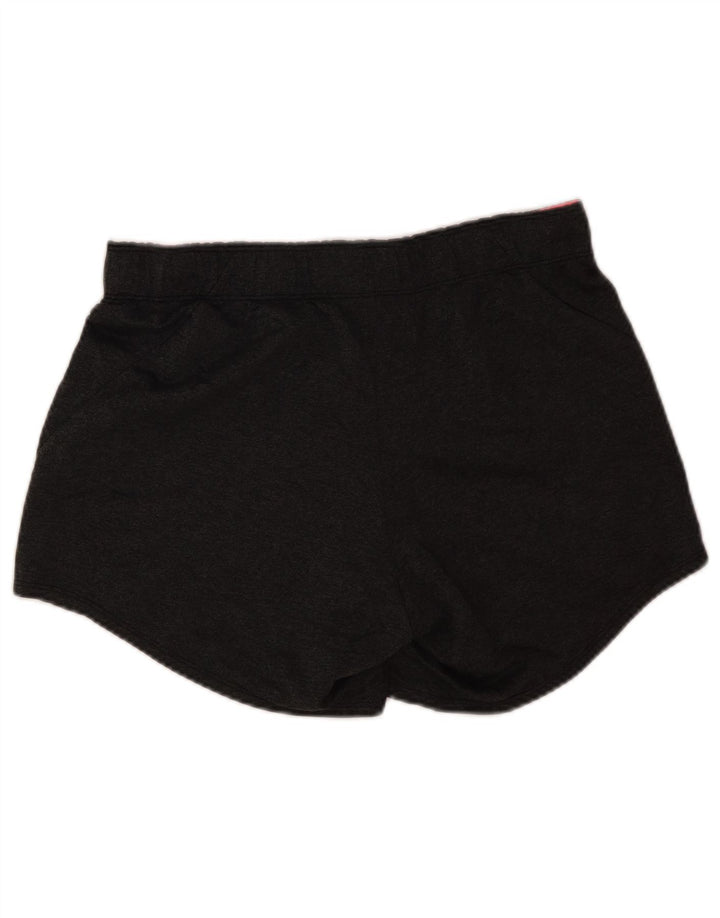 Nike Womens Dri Fit Sport Shorts UK 14 Medium  Grey Polyester