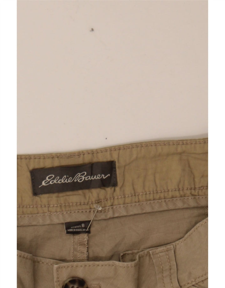 EDDIE BAUER Womens Cargo Shorts US 8 Medium W32 Beige Cotton Vintage Eddie Bauer and Second-Hand Eddie Bauer from Messina Hembry 