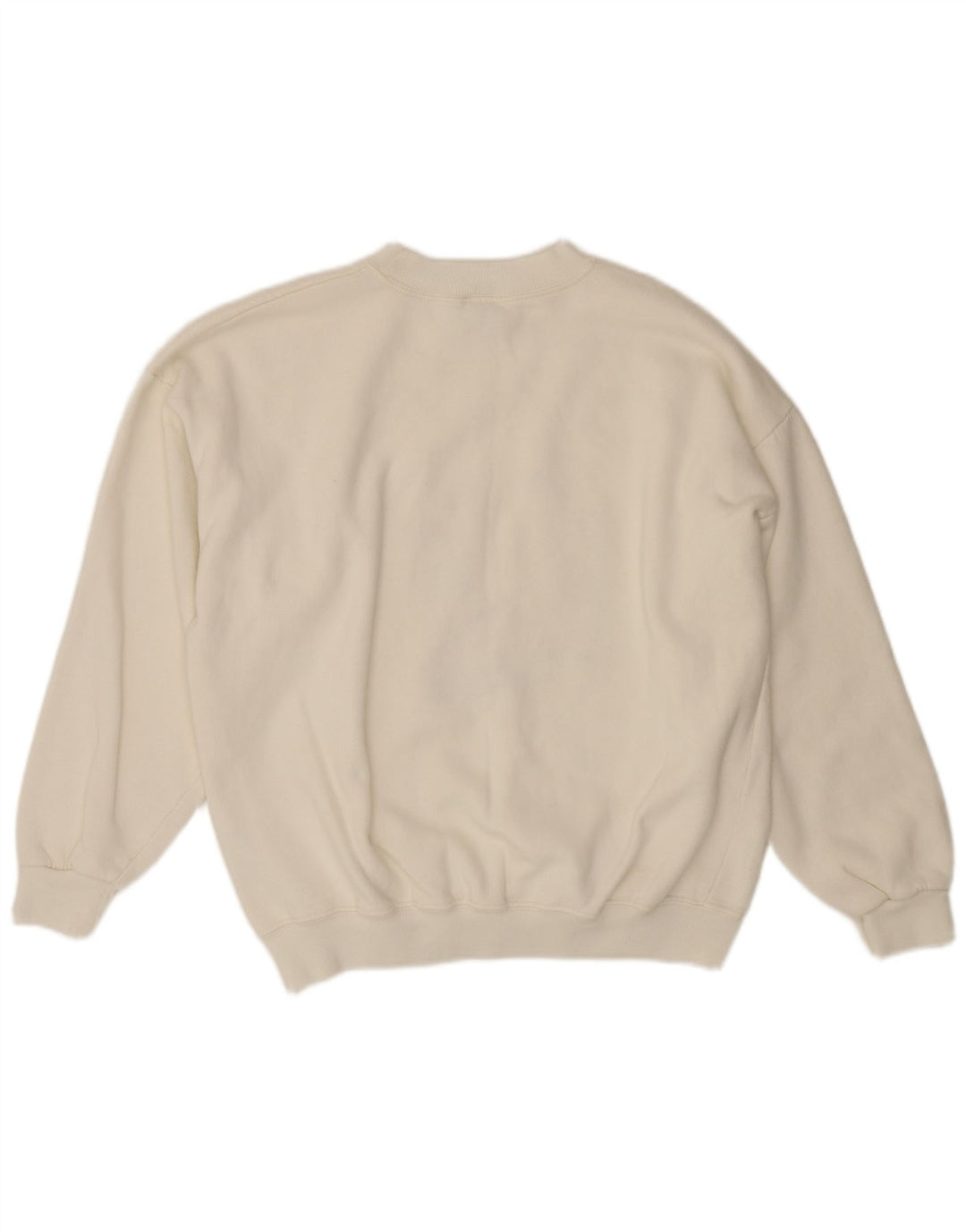 ACORN Womens Crew Neck Jumper Sweater UK 16 Large White Acrylic