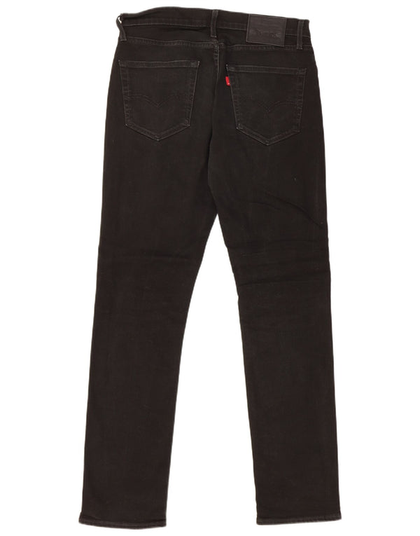 Levi's Mens 511 Slim Jeans W31 L32 Black Cotton