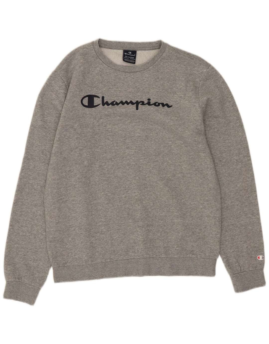 Champion Boys Graphic Sweatshirt Jumper 15-16 Years 2XL Grey