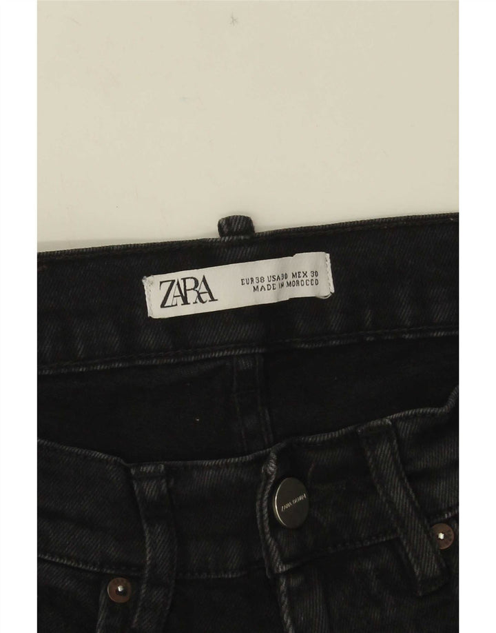 Zara Mens Slim Jeans EU 38 Small W30 L31 Black