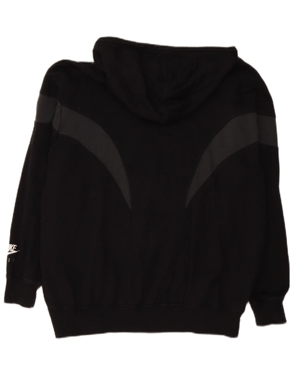 Nike Mens Graphic Loose Fit Hoodie Jumper Small Black Cotton