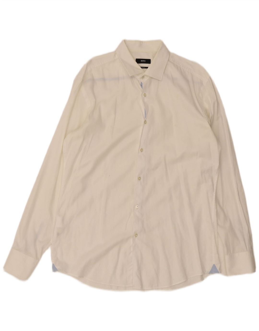 Hugo Boss Mens Slim Fit Shirt Size 16 Large White