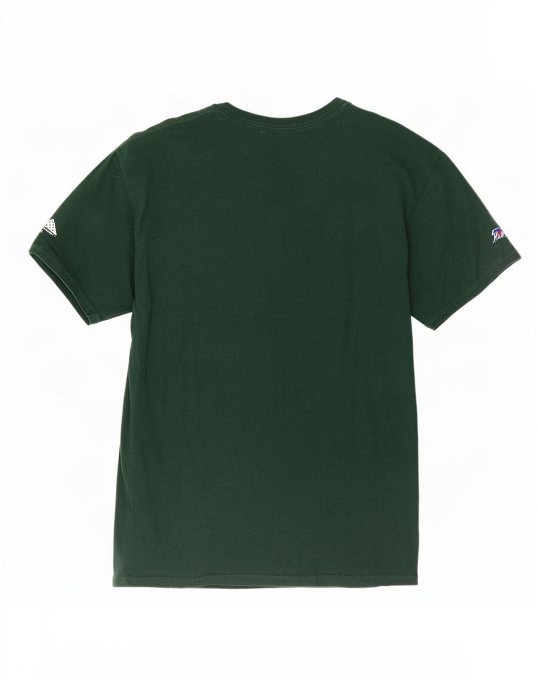 Champion Mens Graphic T-Shirt Top Medium Green Cotton