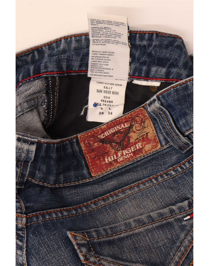 Tommy Hilfiger Womens Bootcut Jeans W28 L34 Blue Cotton
