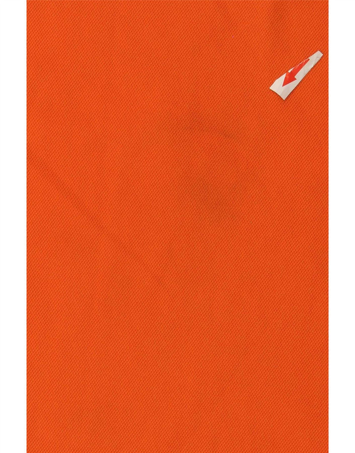 Adidas Mens T-Shirt Top Small Orange Polyester