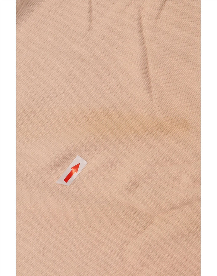 Lacoste Mens Polo Shirt Large Orange Cotton