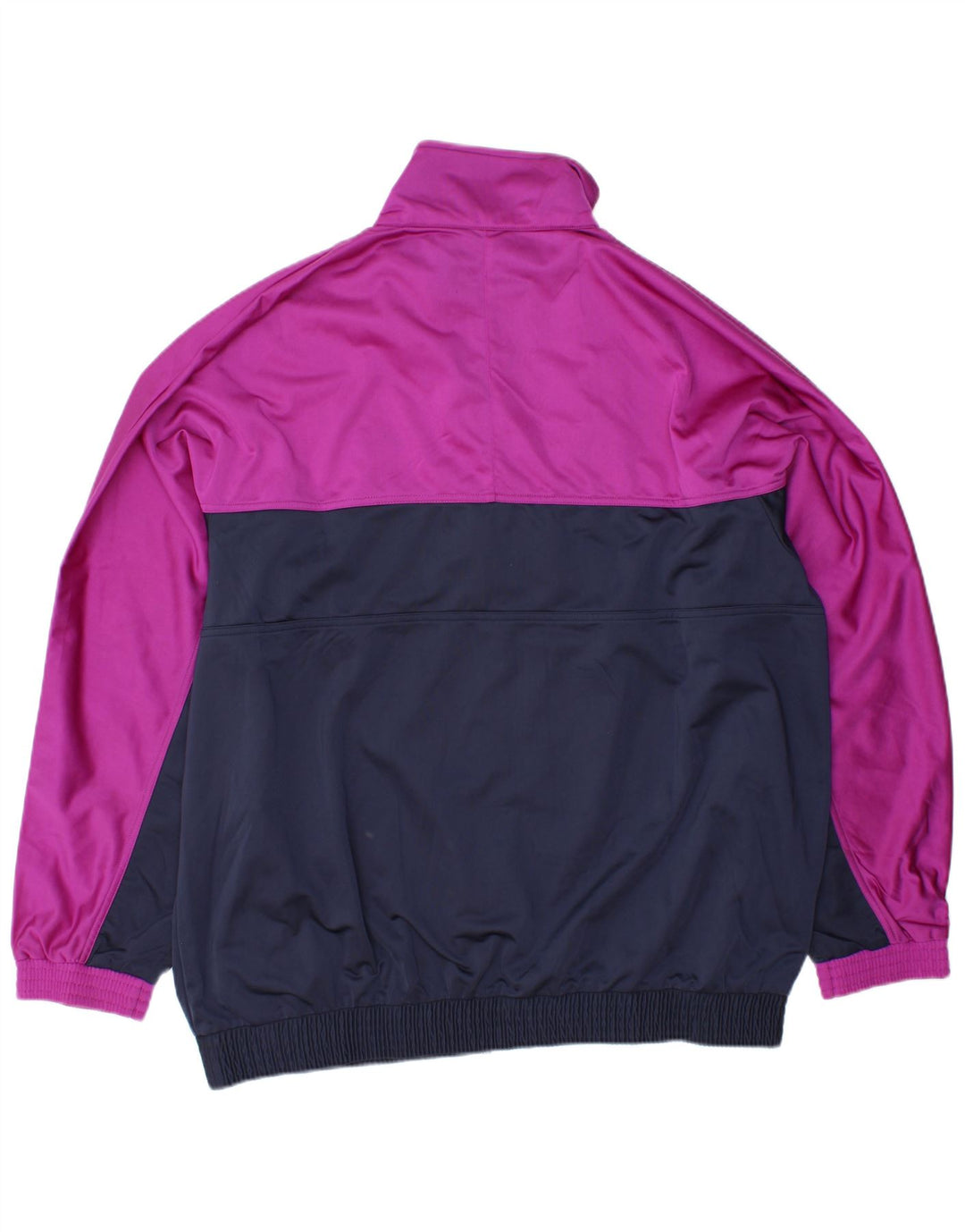 BRUGI Mens Tracksuit Top Jacket XL Navy Blue Colourblock Polyester