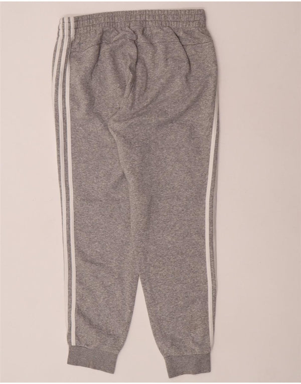 Adidas Womens Tracksuit Trousers Joggers UK 16/18 Large  Grey Cotton