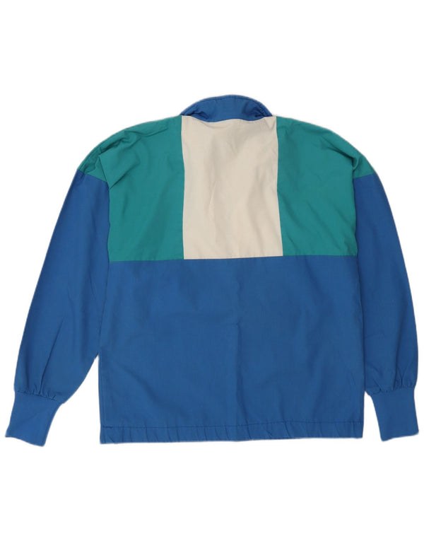Odlo Mens Pullover Tracksuit Top Jacket Small Blue Colourblock