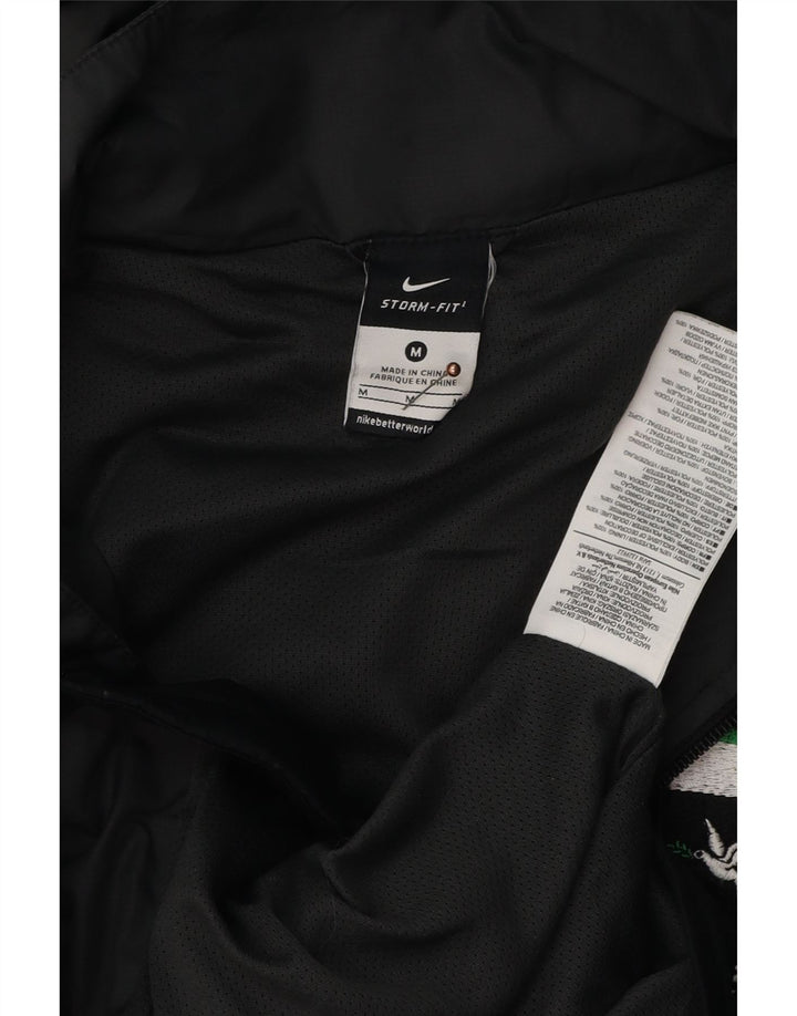 Nike Mens Storm-Fit Graphic Windbreaker Jacket UK 38 Medium Black Polyester