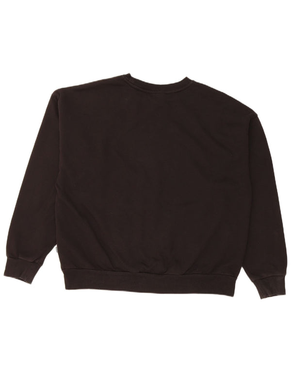 Puma Womens Graphic Sweatshirt Jumper UK 18 XL Black Cotton