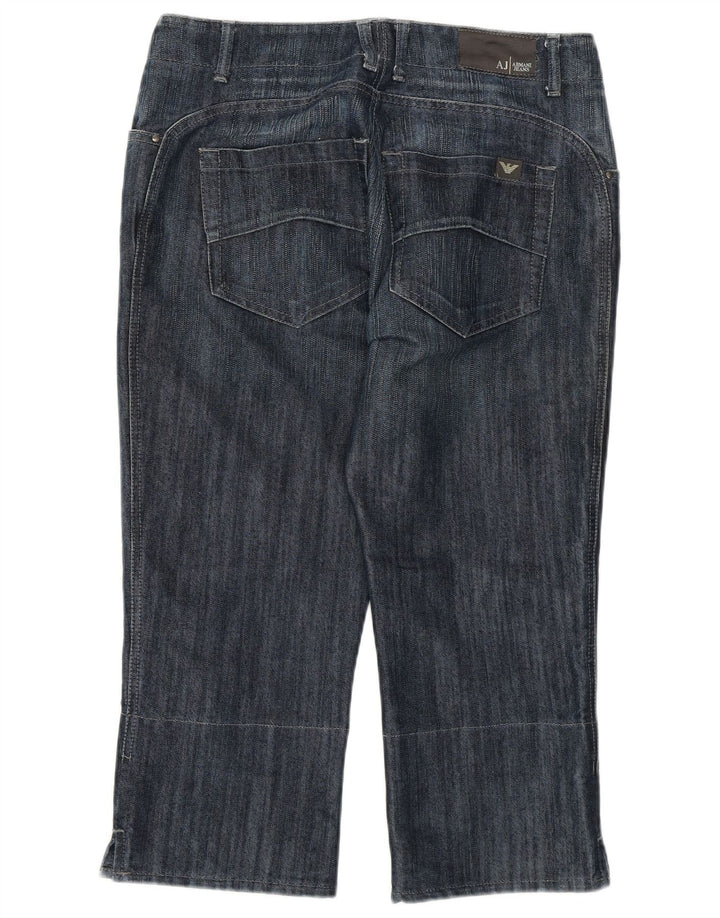 ARMANI Womens Capri Jeans W30 L22 Blue Cotton