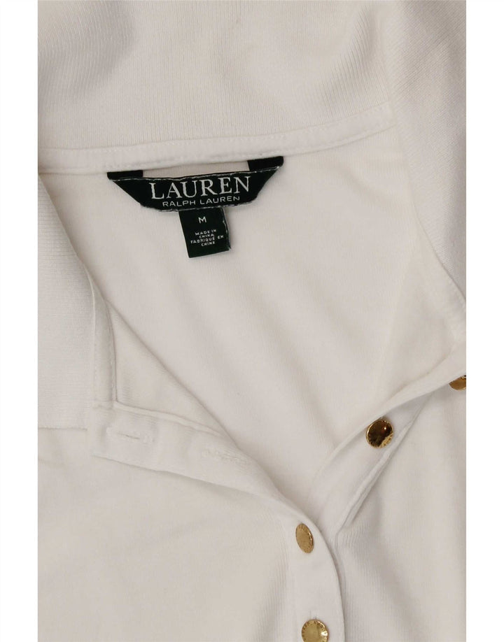Ralph Lauren Womens Polo Shirt UK 12 Medium White