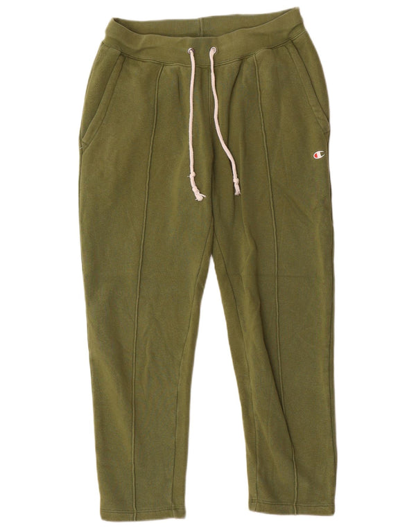 Champion Mens Tracksuit Trousers Small  Khaki Cotton