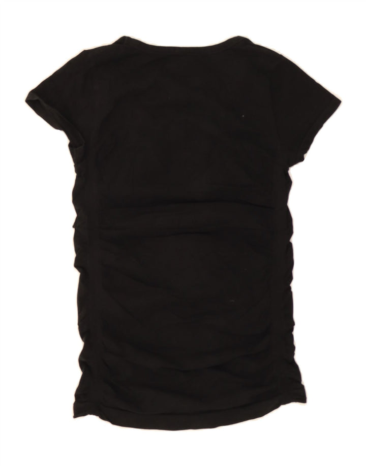 ATHLETA Womens T-Shirt Top UK 12 Medium Black Cotton Vintage Athleta and Second-Hand Athleta from Messina Hembry 