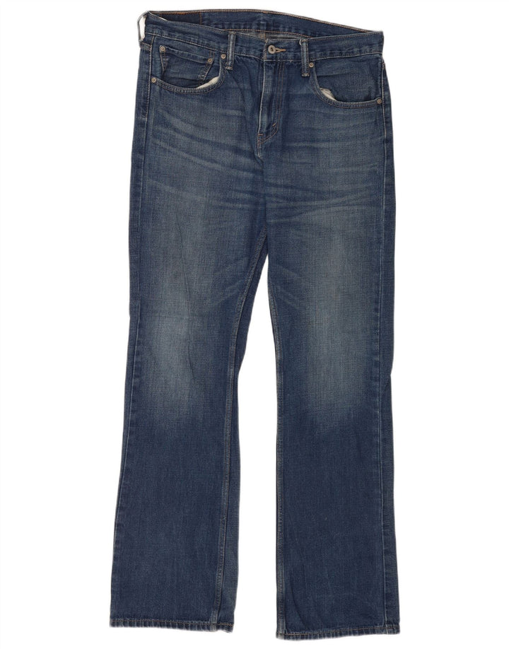 Levi's Mens 527 Bootcut Jeans W34 L34 Blue Cotton