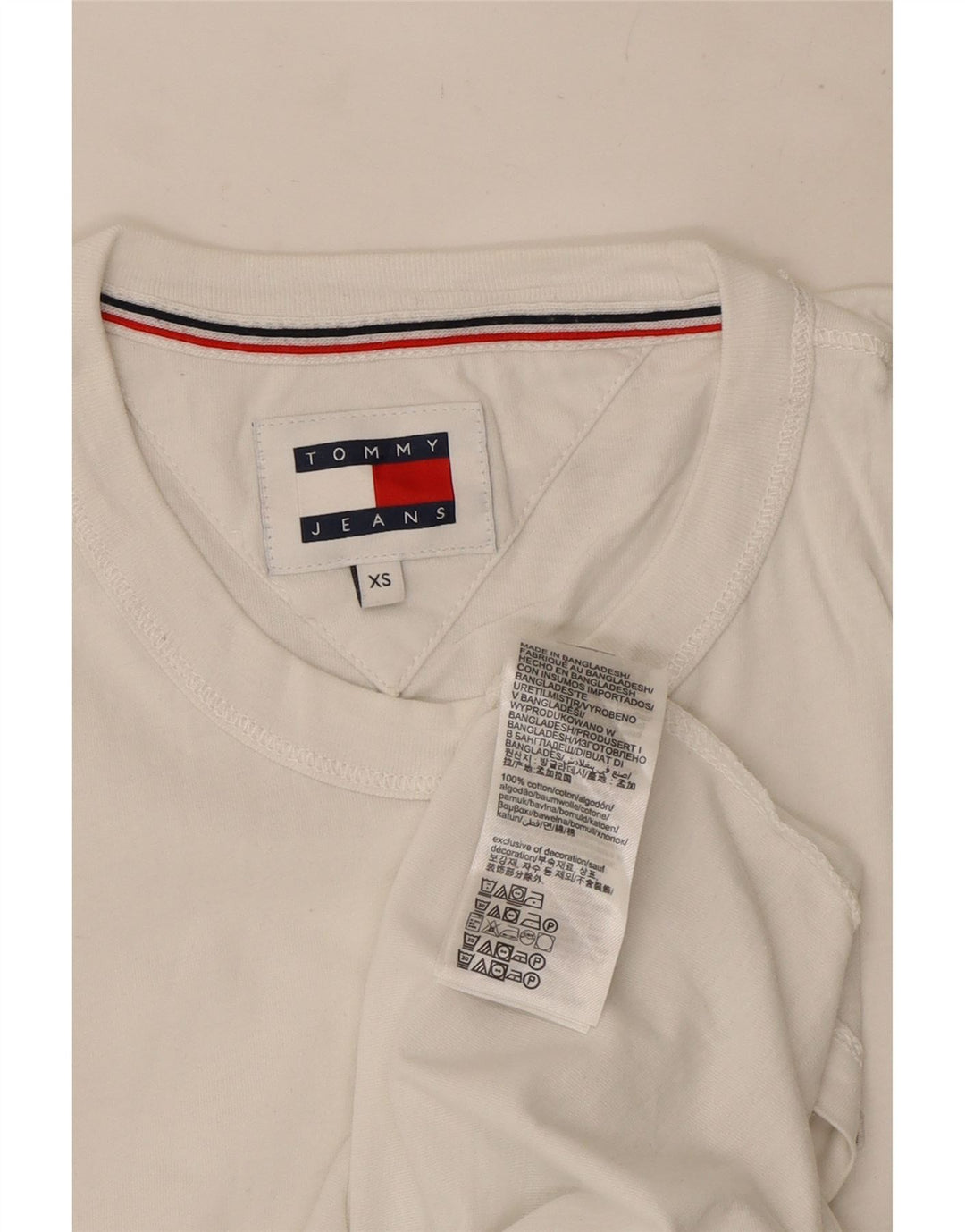 Tommy Hilfiger Mens Vest Top XS White Cotton