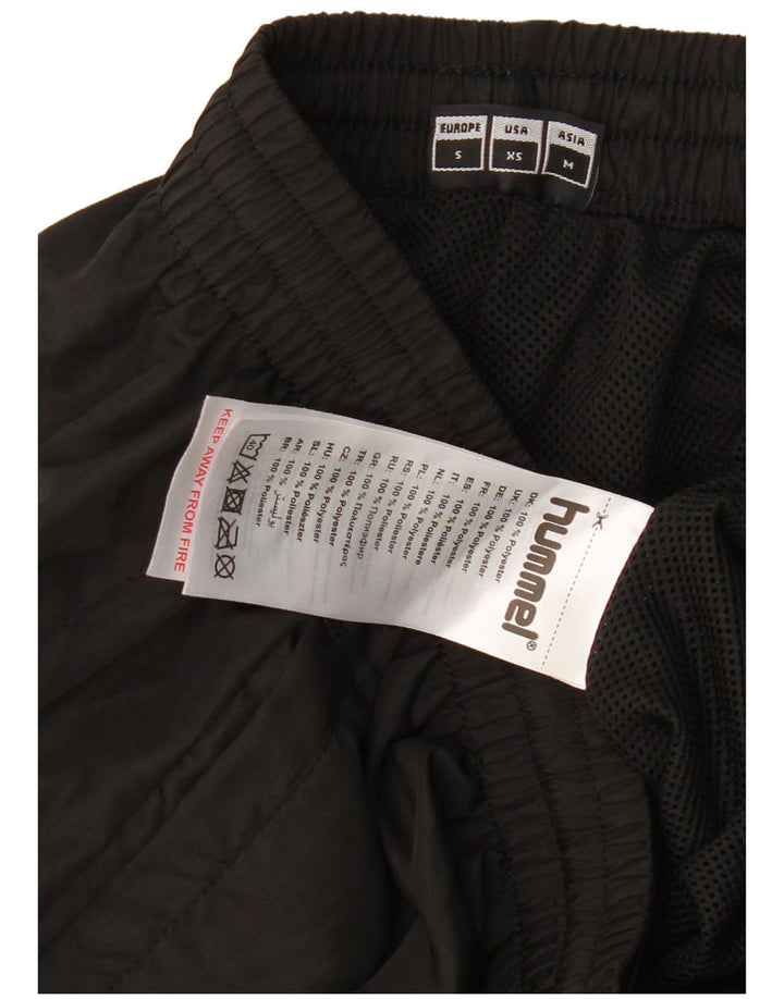 HUMMEL Mens Graphic Tracksuit Trousers Small  Black Polyester