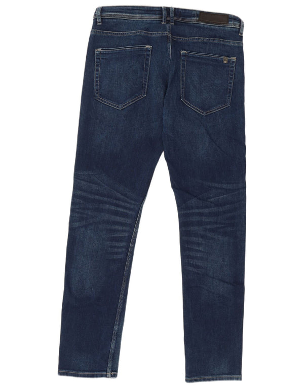 Zara Mens Skinny Jeans EU 44 Large W34 L31 Navy Blue
