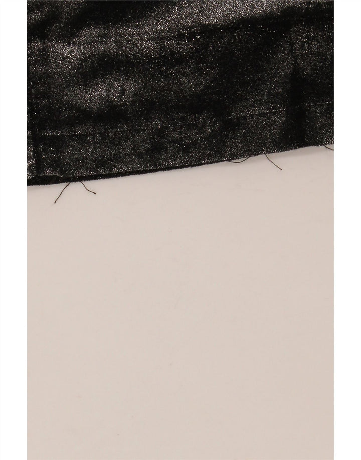 ARMANI Womens Straight Casual Trousers W29 L34 Black Cotton