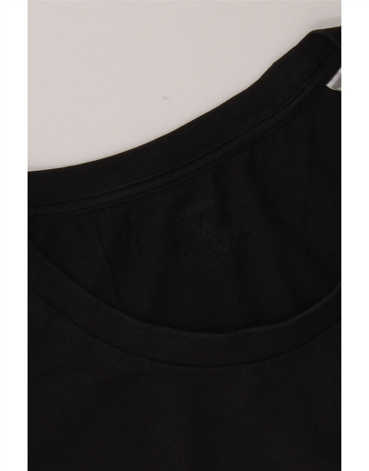 Adidas Womens T-Shirt Top UK 12/14 Medium Black