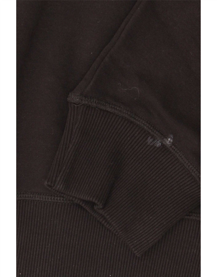 French Connection Mens Sweatshirt Jumper Large Black Cotton