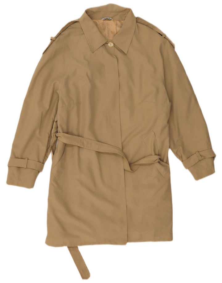PERSONA Womens Trench Coat Size 21 Medium Beige