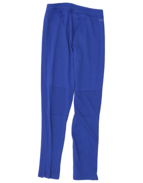 ADIDAS Boys Climacool Tracksuit Trousers 11-12 Years  Blue Polyester