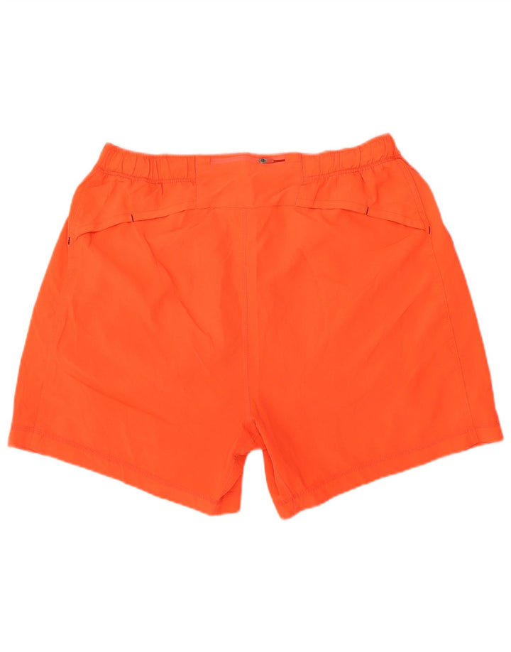 FILA Mens Sport Shorts Large Orange Polyester